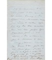 HUGO Victor, poète et écrivain. Lettre autographe (G 3879)