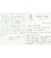 CHEVALIER Maurice, chanteur français. Lettre autographe (G 280)