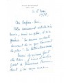 BIBESCO, princesse, femme de lettres. Lettre autographe (G 3061)