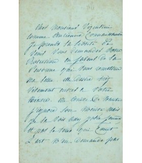 DEJAZET Virginie, comédienne. Lettre autographe (G 5103)