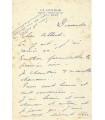 CHEVALIER (Maurice). Chanteur. Lettre autographe (G 329)