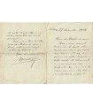 MARTIGNAC (Charles de). Homme politique. lettre à "Mon cher Préfet" (1914) (Réf. G 4104)