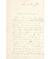 SULLY PRUDHOMME, poète. Lettre autographe (G 1178)