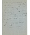 CATULLE-MENDES JANE. Epouse de l'écrivain Catulle-Mendès. Poétesse. Lettre Autographe, 24 janvier 1935 (Réf. G 4585)