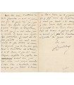 COURTELINE - de son vrai nom Georges Moinaux. Dramaturge. Lettre Autographe à Desmoulins (sans date) (Réf. G 3503)