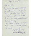 ERLANGER (Camille), compositeur. Lettre Autographe (G 1699)