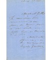 GAUTIER (Eugène), violoniste, compositeur et critique musical. Lettre Autographe (G 1696)