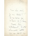 GODARD (Benjamin), compositeur. Lettre Autographe (G 1700)