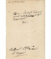 DECRES Denis, officier de marine, homme politique. Lettre Autographe (E 10922)