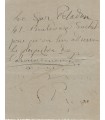 PELADAN Joséphin, écrivain, occultiste. Carte-Lettre Autographe (E 10917)