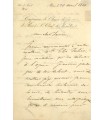 PEREIRE (Emile), Entrepreneur, financier et homme politique. Lettre autographe (E 10151)