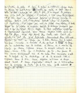 SARTRE (Jean-Paul), philosophe, écrivain et dramaturge. Manuscrit autographe (G 5804)